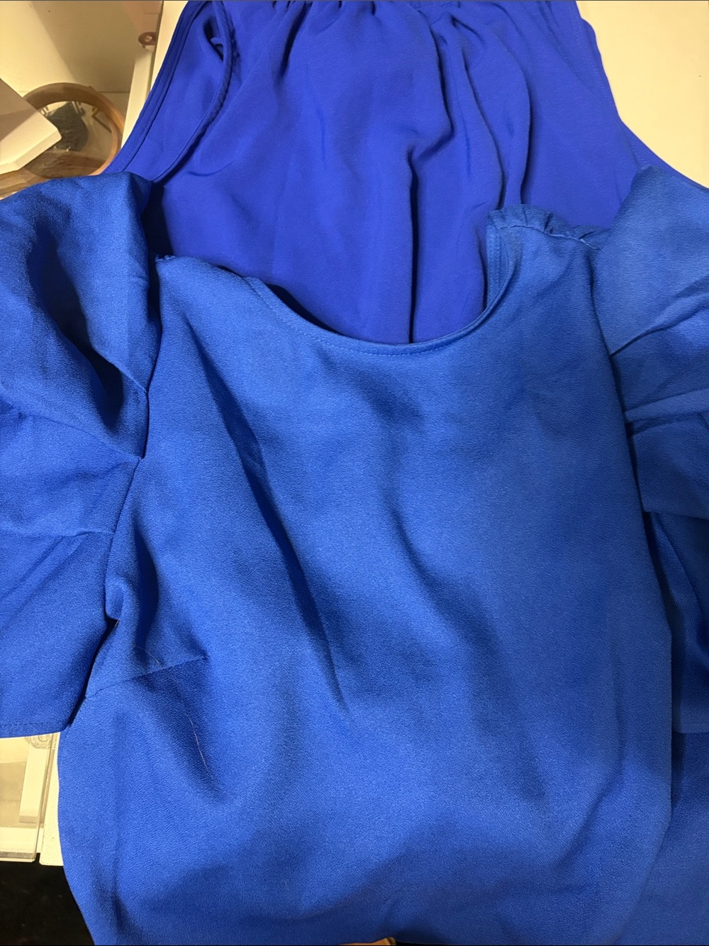 Two Blue Women's Blouse - Elegant Solid Scoop Neck Top